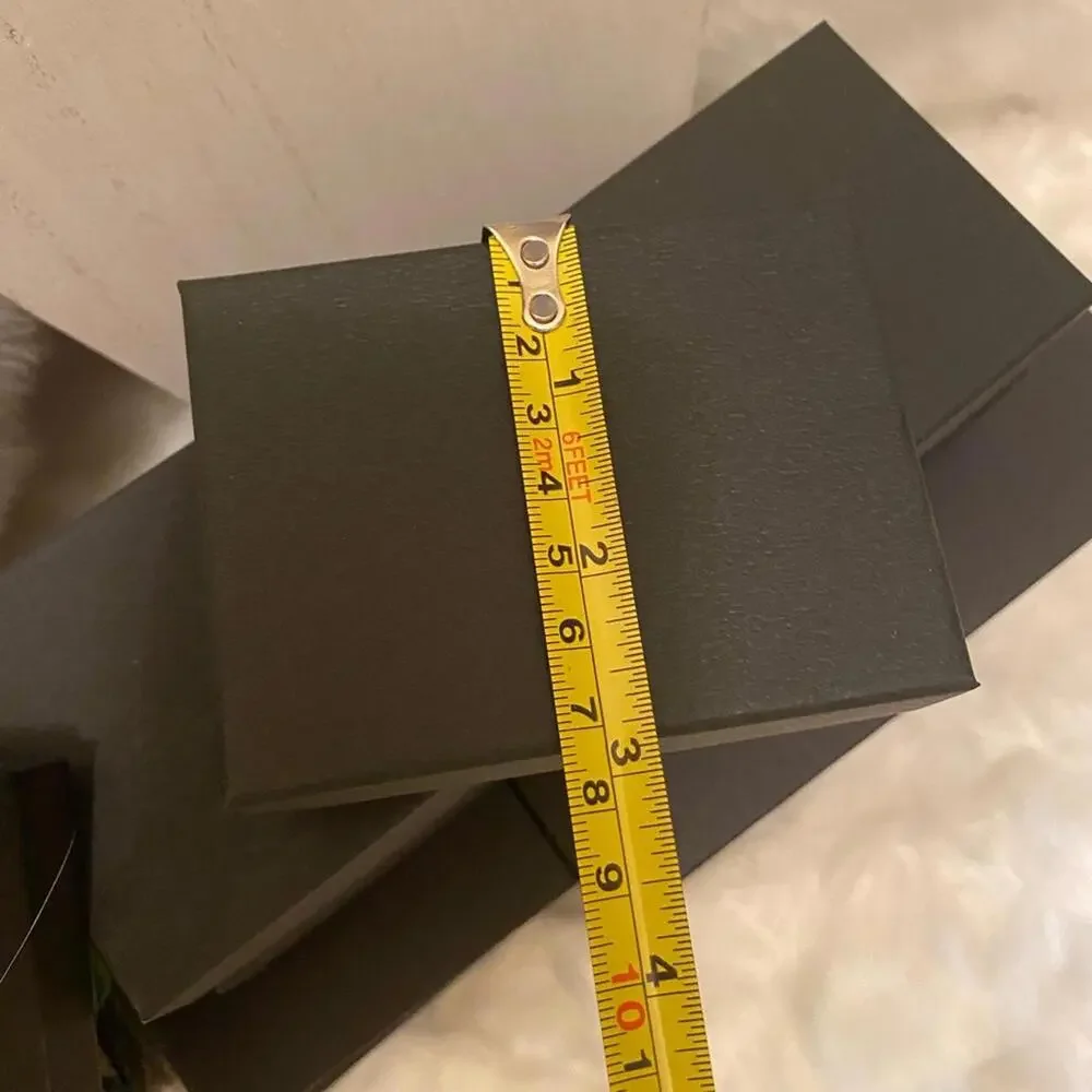 Set of Black Decorative Storage Boxes